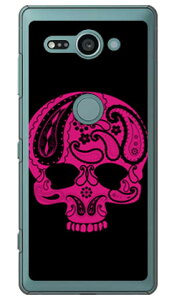 Paisley skull �u���b�N �i�N���A�j design by ROTM Xperia XZ2 Compact SO-05K docomo SECOND SKIN �n�[�h�P�[�X xperia xz2 compact �P�[�X xperia xz2 compact �J�o�[ so-05k �P�[�X so-05k �J�o�[ so05k �P�[�X so05k �J�o�[ ������