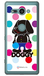 Doggy �}���`�J���[�h�b�g �i�N���A�j design by Moisture Xperia XZ2 Compact SO-05K docomo SECOND SKIN �n�[�h�P�[�X xperia xz2 compact �P�[�X xperia xz2 compact �J�o�[ so-05k �P�[�X so-05k �J�o�[ so05k �P�[�X so05k �J�o�[