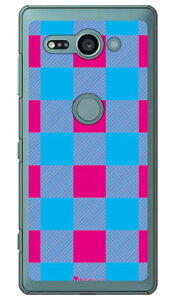 Buffalo check �s���N×�u���[ �i�N���A�j design by Moisture Xperia XZ2 Compact SO-05K docomo SECOND SKIN �n�[�h�P�[�X xperia xz2 compact �P�[�X xperia xz2 compact �J�o�[ so-05k �P�[�X so-05k �J�o�[ so05k �P�[�X so05k �J�o