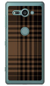 �`�F�b�N �u���E��×�u���b�N �i�N���A�j Xperia XZ2 Compact SO-05K docomo SECOND SKIN �X�}�z�P�[�X �n�[�h�P�[�X xperia xz2 compact �P�[�X xperia xz2 compact �J�o�[ so-05k �P�[�X so-05k �J�o�[ so05k �P�[�X so05k �J