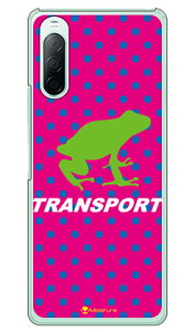 TRANSPORT FROG �s���N×�z���C�g �i�N���A�j design by Moisture Xperia 10 II SO-41A�ESOV43�EA001SO�EXQ-AU42 docomo�Eau�EY!mobile�EMVNO�X�}�z�iSIM�t���[�[���j SECOND SKIN xperia 10 II �P�[�X xperia 10 II �J�o�[ so-41a �P�[