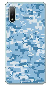 DIGITAL camouflage �u���[ �i�N���A�j design by Moisture Xperia Ace II SO-41B docomo SECOND SKIN �X�}�z�P�[�X �n�[�h�P�[�X xperia ace ii �J�o�[ �G�N�X�؃��Aace ii �X�}�z�P�[�X�G�N�X�؃��Aace ii �J�o�[ �J�X�^��
