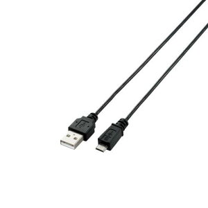 ELECOM (エレコム) 極細Micro-USB (A-MicroB)ケーブル MPA-AMBXLP05BK