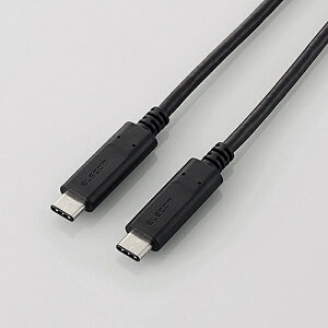 ELECOM(エレコム) USB2.0ケーブル(Type-C-TypeC) U2C-CC5P05NBKusb2.0 ケーブル 0.5m hi-speed usb 2.0 hi-speed usb ケーブル usb type c メス usb type c オス usb type c オス メス パソコン pc スマホ スマートフォン タ