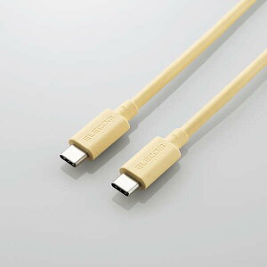 ELECOMiGRj USBP[u USB4 USB-IF KFؕi USB-C to USB-C PDΉ ő100W 80cm CG[ USB4-APCC5P08YL