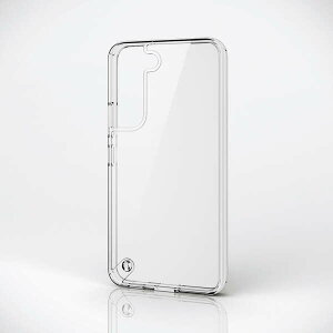ELECOM�i�G���R���j Galaxy S22 �i SC-51C / SCG13 �j �P�[�X �J�o�[ �n�C�u���b�h TPU �X���� �p�G�A�N�b�V���� �ϏՌ� �X�g���b�v�z�[���t �ɂݐ݌v �N���A PM-G221HVCKCR