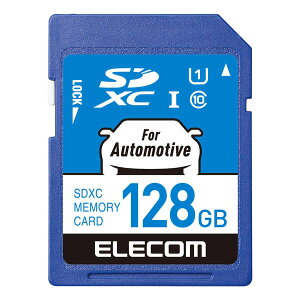 ELECOMiGRj SDJ[h SDXC 128GB Class10 UHS-I hCuR[_[Ή J[irΉ ϋvf MF-DRSD128GU11