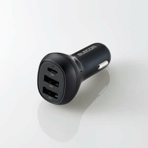 ELECOMiGRj VK[\Pbg J[`[W[ 36W 3|[g USB Type-C ×1 USB A ×2 PDΉ [d ܂[d iPhone Android eΉ  [d ubN MPA-CCPD06BK