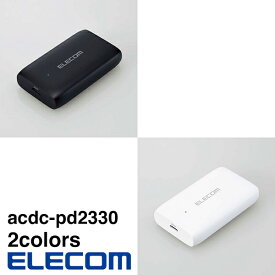 ELECOM（エレコム） USB Type-C 充電器 PD 対応 30W タイプC ×1 【 Choromebook MacBook Air iPhone iPad Air iPad Pro Galaxy Xperia AQUOS OPPO Android 各種 他 】 ACDC-PD2330