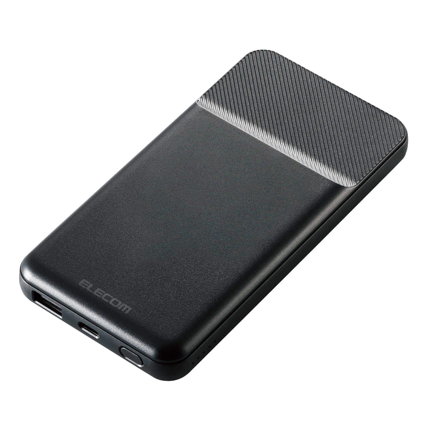 ELECOM（エレコム） MagSafe対応 モバイルバッテリー PD対応 20W 10000mAh USB-C×1 USB-A×1 マグネット iPhone ブラック DE-C32-10000BK