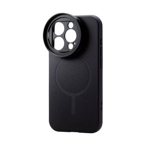 ELECOMiGRj iPhone 15 Pro p P[X nCubh Jo[ ͋zCX[dΉ ჌tJp JYtB^[Ή Xgbvz[V[gt ubN