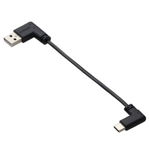 ELECOMiGRj Type-C P[u ( USB A to USB C ) Z 0.1m L tbg y ^CvC |[g iPhone Android iPad Galaxy Xperia Pixel Ή z ubN