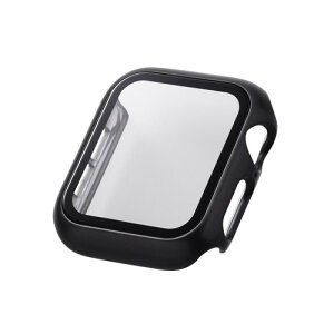 ELECOMiGRj AbvEHb` Jo[ Apple Watch SE ( 2 / 1 ) / Series 6 / 5 / 4 [ 40mm ] tJo[ Sʕی ^bN 2d\ ubN AW-23EFCGPBK