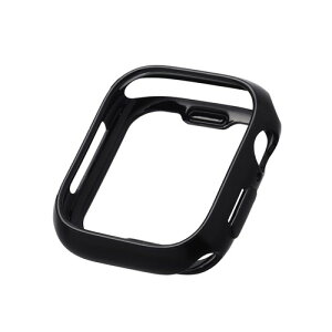 ELECOMiGRj AbvEHb` Jo[ Apple Watch Series 10 [ 42mm ] op[ \tg ʕی ubN AW-24BBPUBK
