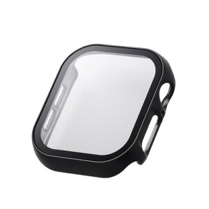 ELECOMiGRj AbvEHb` Jo[ Apple Watch Series 10 [ 42mm ] tJo[ \ʍdx10H Sʕی wh~ Uh~ ^bN 2d\ ubN AW-24BFCGPBK