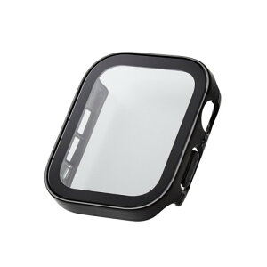 ELECOMiGRjAbvEHb` Jo[ Apple Watch SE ( 2 / 1 ) / Series 6 / 5 / 4 [ 44mm ] tJo[ \ʍdx10H Sʕی h IPX7 2d\ ubNAW-23DFCGEBK