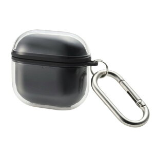 ELECOMiGRjAirPods 4 P[X p \tg Jo[ y CX / MagSafe [dΉ z Ռz h~ Jrit MUBRAIN ubNAVA-AP06AIR2BK