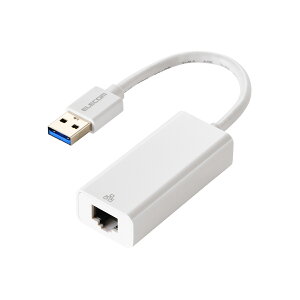 ELECOMiGRjLLANA_v^[ USB-A 1000Mbps ʐM USB 3.2 Gen1 y Windows 11 10 Mac Nintendo Switch Ή z LAN ϊA_v^ zCg EDC-GUA3V3-W