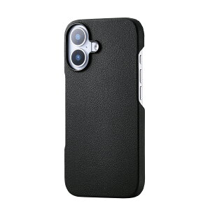 ELECOMiGRjiPhone 17 P[X \tgU[ y ^ ubN PM-A25APLOBK