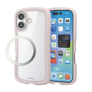 ELECOMiGRjiPhone 17 P[X nCubh Ռz CzΉ^XebJ[t Xgbvz[t Xgbvz[V[gt Grippy sN PM-A25AGRPFCPN