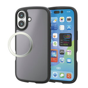 ELECOMiGRjiPhone 17 P[X nCubh Ռz y ^ CzΉ^XebJ[t Xgbvz[t Xgbvz[V[gt }bgubN PM-A25ATSLFCBKM