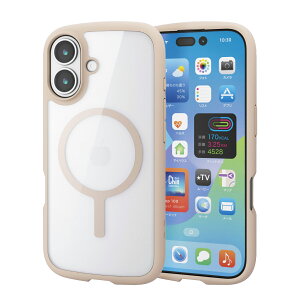 ELECOMiGRjiPhone 17 P[X nCubh Ռz y ^ MAGKEEP ͋zCX[dΉ Xgbvz[t Xgbvz[V[gt x[W PM-A25ATSLFCMBE