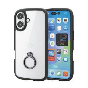 ELECOMiGRjiPhone 17 P[X nCubh Ռz y ^ Xgbvz[t Xgbvz[V[gt Ot X^h@\t TOUGH SLIM LITE ubN PM-A25ATSLFCRBK