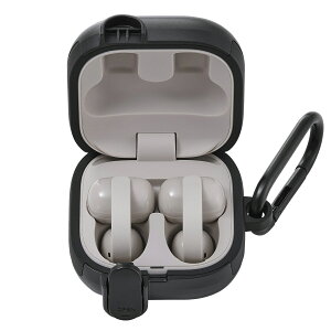 ELECOM�i�G���R���j SONY LinkBuds Clip ���C�����X�C���z�� �P�[�X �ϏՌ� �J�o�[ �t�^�J���b�N�@�\ �����h�~ �J���r�i�t�� �G�A�[�N�b�V�����\�� TOUGH SLIM Lock �u���b�N TWS-SO261TSLBK
