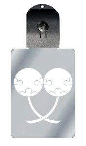 光るキーホルダー 家紋シリーズ 違い団扇 (ちがいうちわ) 7色に光る 家紋 入り キーホルダー 光る LED 夜 安全 キー USB充電 バッグチャーム LEDライト 夜道 交通安全 防犯 アクリル ストラッ