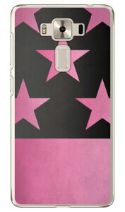 Cf LTD ダービーコレクション 競馬 騎手 勝負服 48 黒・桃星散・桃袖 (クリア) fir ZenFone 3 Deluxe (5.5インチ) ZS550KL MVNOスマホ(SIMフリー端末) Coverfull zenfone 3 deluxe ケース zenfone 3 deluxe カバー