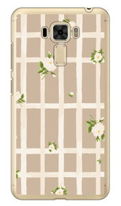 SINDEE �uFlower Grid �i�x�[�W���j�v �i�N���A�j fir ZenFone 3 Laser ZC551KL MVNO�X�}�z�iSIM�t���[�[���j SECOND SKIN zenfone 3 laser zc551kl �P�[�X zenfone 3 laser zc551kl �J�o�[ �[���t�H��3 �P�[�X �[���t�H��3 �J�o