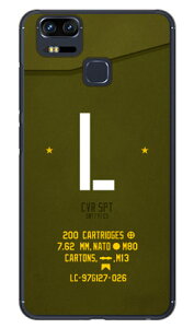 Cf LTD �~���^���[ �C�j�V���� �A���t�@�x�b�g L �J�[�L �i�N���A�j ZenFone Zoom S ZE553KL MVNO�X�}�z�iSIM�t���[�[���j Coverfull zenfone 3 zoom �P�[�X zenfone 3 zoom �J�o�[ ze553kl �P�[�X ze553kl �J�o�[ �[���t