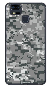 DIGITAL camouflage �O���[ �i�N���A�j design by Moisture ZenFone Zoom S ZE553KL MVNO�X�}�z�iSIM�t���[�[���j SECOND SKIN zenfone 3 zoom �P�[�X zenfone 3 zoom �J�o�[ ze553kl �P�[�X ze553kl �J�o�[ �[���t�H��3�Y�[�� ����