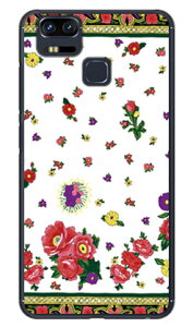 SINDEE �uRussian Flower �i�z���C�g�j�v �i�N���A�j ZenFone Zoom S ZE553KL MVNO�X�}�z�iSIM�t���[�[���j SECOND SKIN zenfone 3 zoom �P�[�X zenfone 3 zoom �J�o�[ ze553kl �P�[�X ze553kl �J�o�[ �[���t�H��3�Y�[�� �P�[