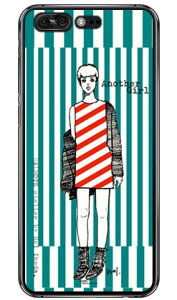 �r�c�n�� �u�A�i�U�[�K�[���E�X�g���C�v�E�^�[�R�C�Y�O���[���v �i�N���A�j ZenFone 4 Pro ZS551KL MVNO�X�}�z�iSIM�t���[�[���j SECOND SKIN zenfone 4 pro �P�[�X zenfone 4 pro �J�o�[ zs551kl �P�[�X zs551kl �J