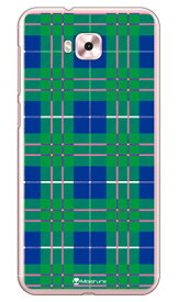 Tartan check グリーン （クリア） design by Moisture ZenFone 4 Selfie ZD553KL MVNOスマホ（SIMフリー端末） SECOND SKIN zenfone 4 selfie ケース zenfone 4 selfie カバー zd553kl ケース zd553kl カバー ゼンフォン4セルフィー 送料無料