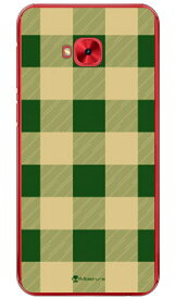 Buffalo check フォレスト （クリア） design by Moisture ZenFone 4 Selfie Pro ZD552KL MVNOスマホ（SIMフリー端末） SECOND SKIN zenfone 4 selfie pro ケース zenfone 4 selfie pro カバー zd552kl ケース zd552kl カバー 送料無料