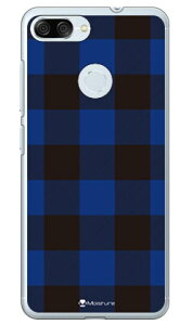 Buffalo check �u���[ �i�N���A�j design by Moisture ZenFone Max Plus M1 ZB570TL MVNO�X�}�z�iSIM�t���[�[���j SECOND SKIN zenfone max plus zb570tl �P�[�X zenfone max plus zb570tl �J�o�[ zenfonemaxplus�P�[�X ��������