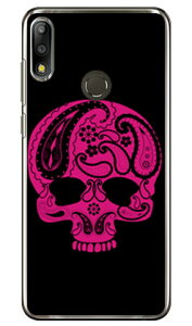 Paisley skull �u���b�N �i�N���A�j design by ROTM ZenFone Max Pro M2 ZB631KL MVNO�X�}�z�iSIM�t���[�[���j SECOND SKIN zenfone max pro m2 �P�[�X zenfone max pro m2 �J�o�[ zb631kl �P�[�X zb631kl �J�o�[ ��������