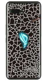 CRACK ブラック （ソフトTPUクリア） ROG Phone II MVNOスマホ（SIMフリー端末） SECOND SKIN ソフトケース rogphone2 スマホ rogphone2 スマートフォン rogphone2 スマホケース rogphone2 スマホカバー ログフォン2 スマホケース ログフォン2 送料無料