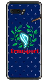 Transport Laurel クロスドット ネイビー （ソフトTPUクリア） design by Moisture ROG Phone II MVNOスマホ（SIMフリー端末） SECOND SKIN rogphone2 スマホ rogphone2 スマートフォン rogphone2 スマホケース rogphone2 スマホカバー 送料無料
