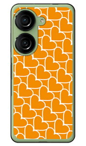 �n�[�g�X�g���C�v �I�����W×�z���C�gZenfone 10 (�\�t�gTPU) SECOND SKIN �P�[�X �J�o�[ �X�}�z�P�[�X �������� �ϏՌ� �v�����g