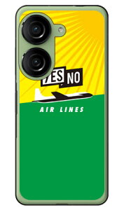 YESNO AIR LINES �C�G���[×�O���[��Zenfone 10 (�\�t�gTPU) YESNO �P�[�X �J�o�[ �X�}�z�P�[�X �������� �ϏՌ� �v�����g