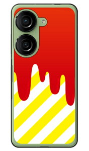 DRIP ���b�h �C�G���[Zenfone 10 (�\�t�gTPU) SECOND SKIN �P�[�X �J�o�[ �X�}�z�P�[�X �������� �ϏՌ� �v�����g �ی� �Ռ�