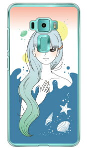 Ocean Blue �i�N���A�j design by ���������� ZenFone 3�i5.2�C���`�j ZE520KL MVNO�X�}�z�iSIM�t���[�[���j Coverfull zenfone 3 ze520kl �P�[�X zenfone 3 ze520kl �J�o�[ ze520kl �P�[�X ze520kl �J�o�[ zenfone3�P�[�X ������