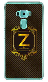 Cf LTD ラグジュアリーイニシャル Z ゴールドイエロー （クリア） ZenFone 3（5.2インチ） ZE520KL MVNOスマホ（SIMフリー端末） Coverfull zenfone 3 ze520kl ケース zenfone 3 ze520kl カバー ze520kl ケース ze520kl カバー 送料無料