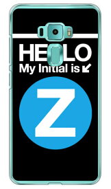 Cf LTD サブウェイイニシャル Z サックスブルー （クリア） ZenFone 3（5.2インチ） ZE520KL MVNOスマホ（SIMフリー端末） Coverfull zenfone 3 ze520kl ケース zenfone 3 ze520kl カバー ze520kl ケース ze520kl カバー 送料無料