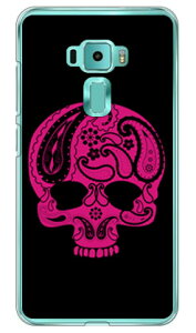 Paisley skull �u���b�N �i�N���A�j design by ROTM ZenFone 3�i5.2�C���`�j ZE520KL MVNO�X�}�z�iSIM�t���[�[���j SECOND SKIN zenfone 3 ze520kl �P�[�X zenfone 3 ze520kl �J�o�[ ze520kl �P�[�X ze520kl �J�o�[ zenfone3�P�[�X 