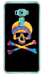 Psychedelic skull �u���[×�C�G���[ �i�N���A�j design by ROTM ZenFone 3�i5.2�C���`�j ZE520KL MVNO�X�}�z�iSIM�t���[�[���j SECOND SKIN zenfone 3 ze520kl �P�[�X zenfone 3 ze520kl �J�o�[ ze520kl �P�[�X ze520kl �J�o�[ ��