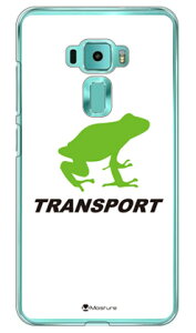 TRANSPORT FROG �z���C�g×�u���b�N �i�N���A�j design by Moisture ZenFone 3�i5.2�C���`�j ZE520KL MVNO�X�}�z�iSIM�t���[�[���j SECOND SKIN zenfone 3 ze520kl �P�[�X zenfone 3 ze520kl �J�o�[ ze520kl �P�[�X ze520kl �J�o�[ 